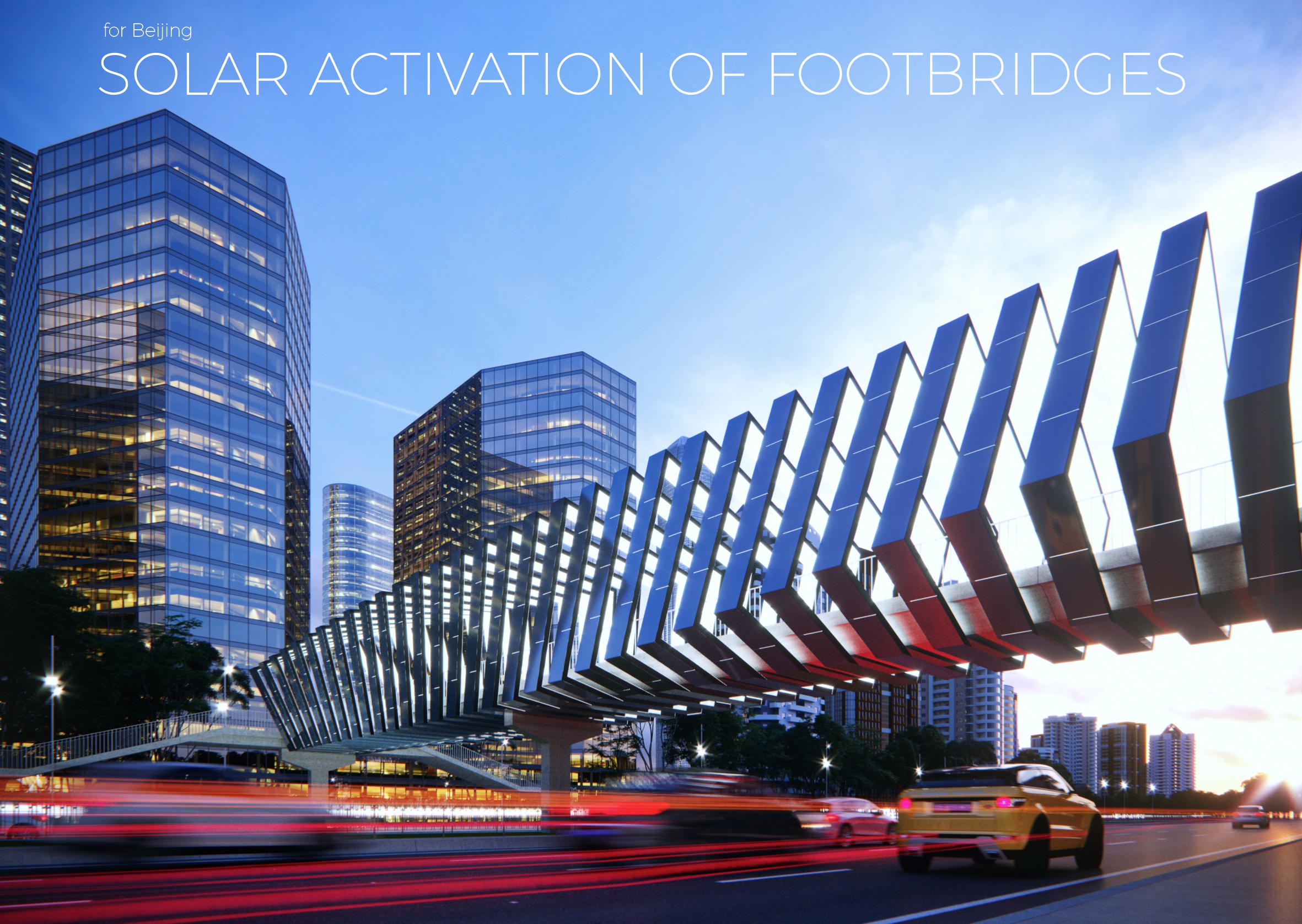MUSE Design Winners - Solar Activation of Footbridges for Beijing