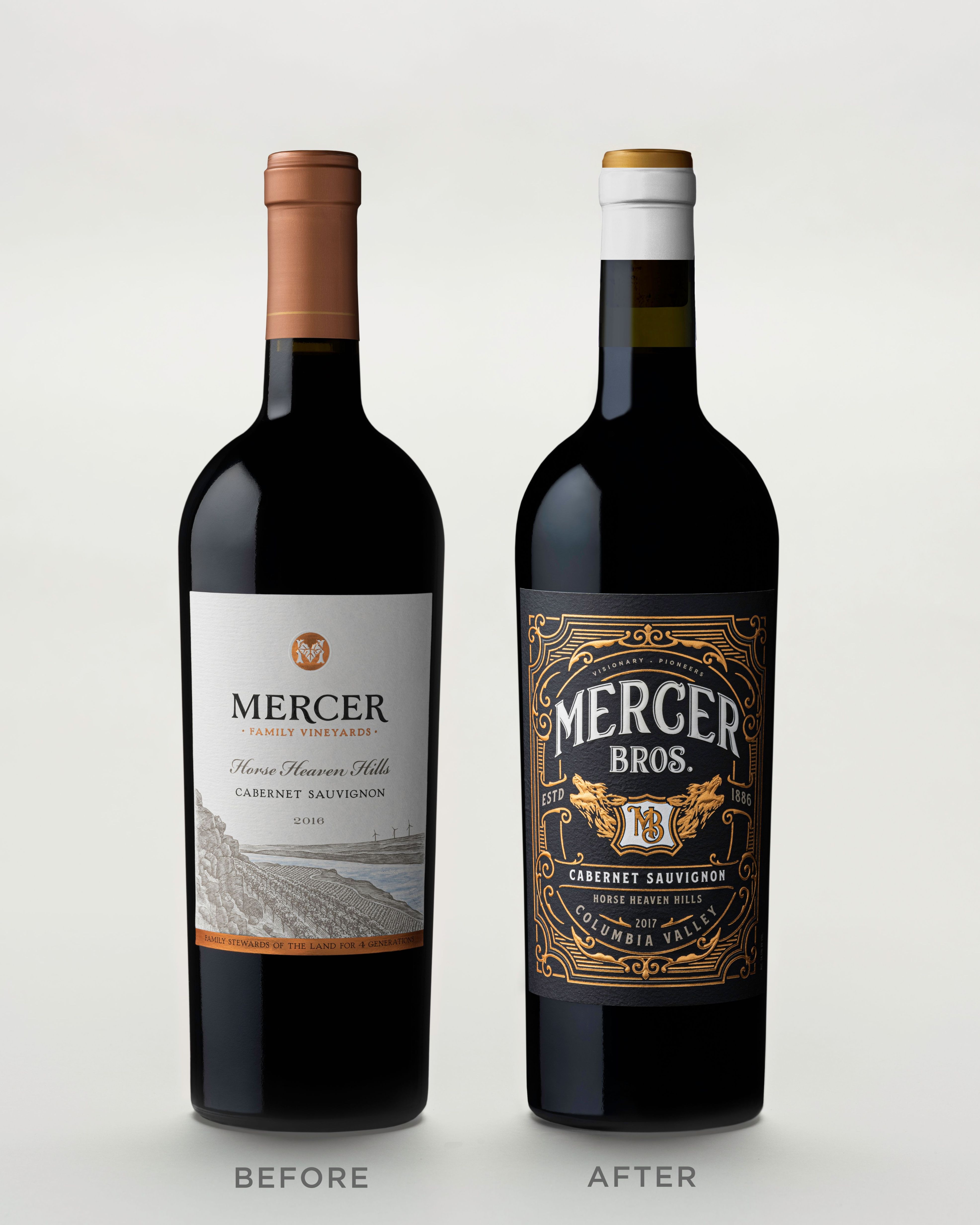 MUSE Design Winners - Mercer Bros. Packaging Redesign