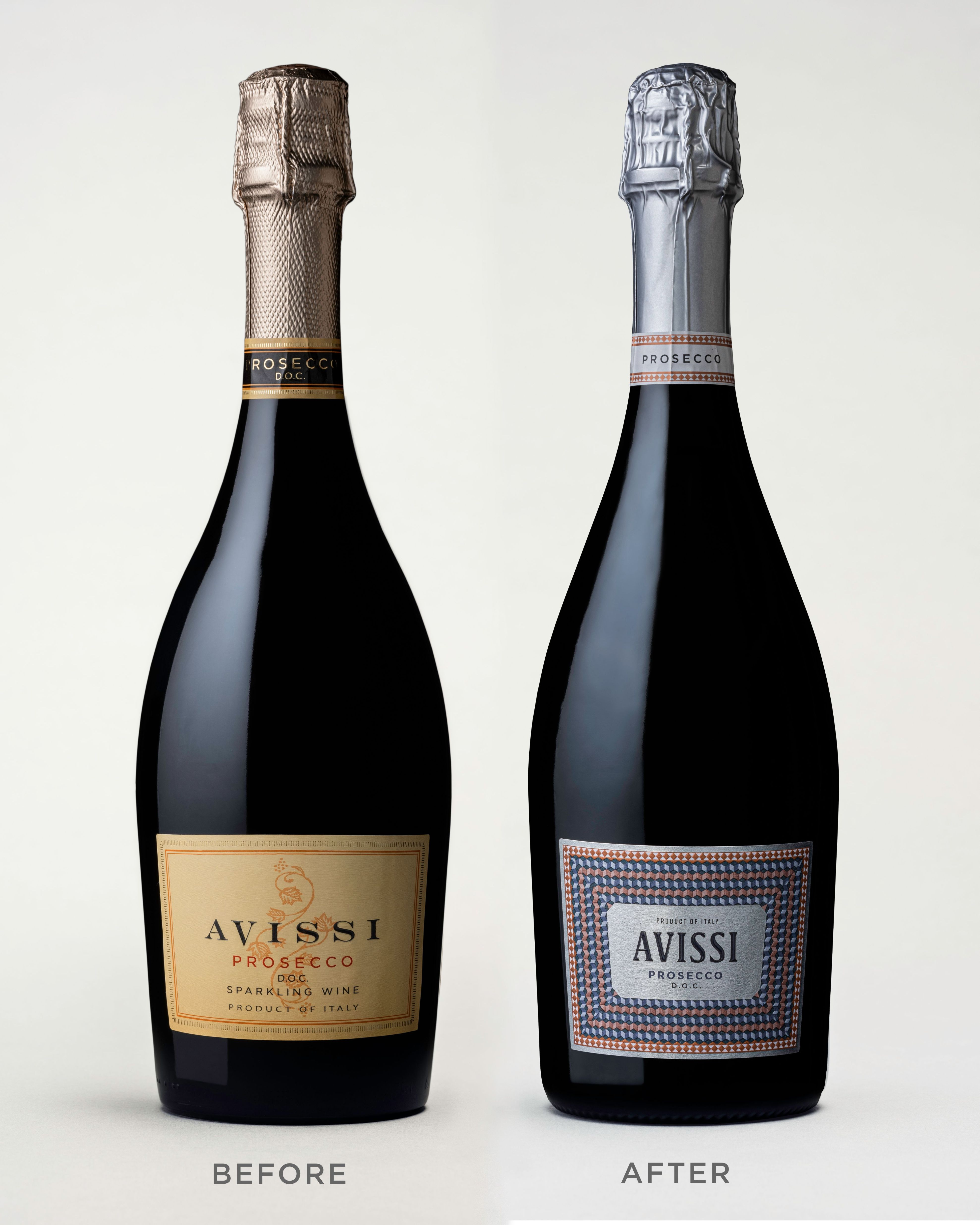 MUSE Design Winners - AVISSI Prosecco Sparkling Wine Packaging Redesign