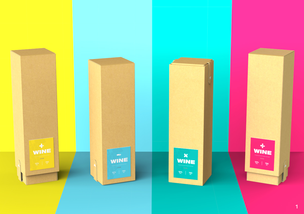 MUSE Design Winners - Four in One ECO- Friendly Wine Box Packaging