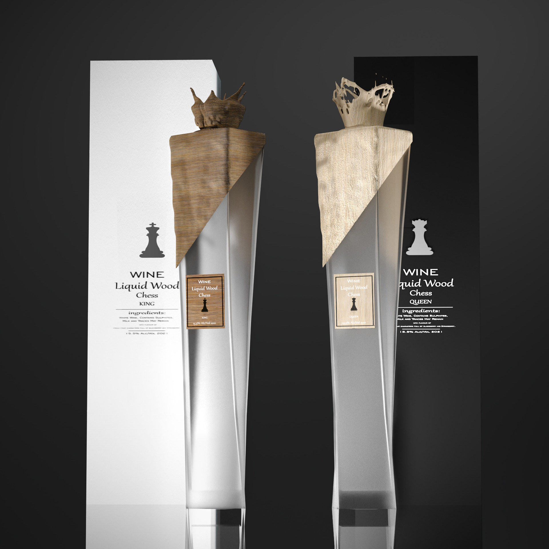 MUSE Design Winners - Wine Liquid Wood Chess