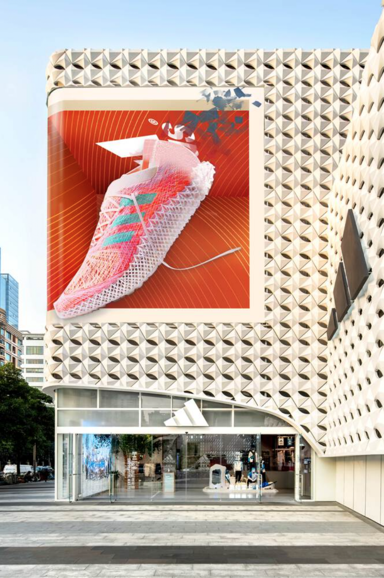 Maak het zwaar stap in Dakloos MUSE Design Awards | Retails, Shops, Department Stores & Mall Adidas  Flagship Faca