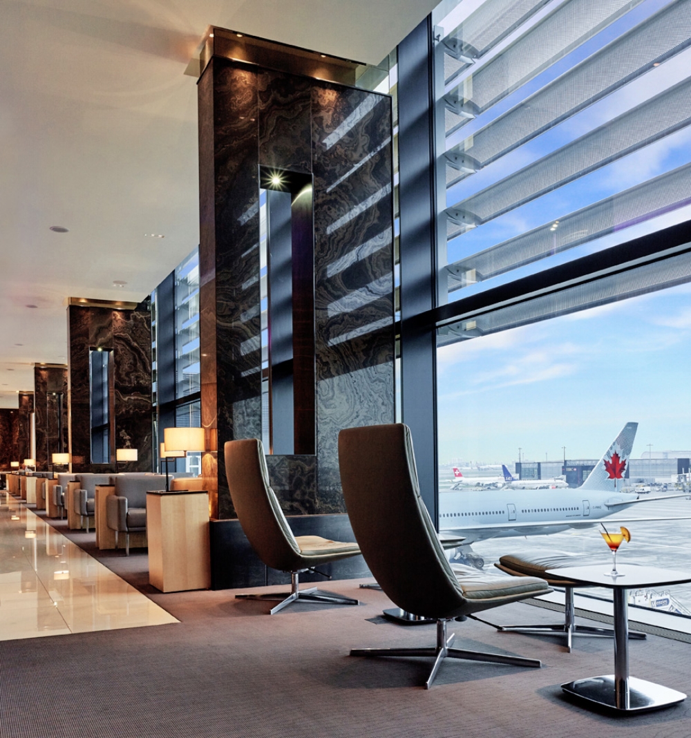 MUSE Design Winners - Air Canada Maple Leaf Lounge London Heathrow Airport